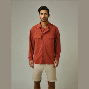 Tommy Bahama Vintage Red Orange Men’s Corduroy Jacket